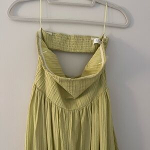 Strapless Bubble Hem Dress